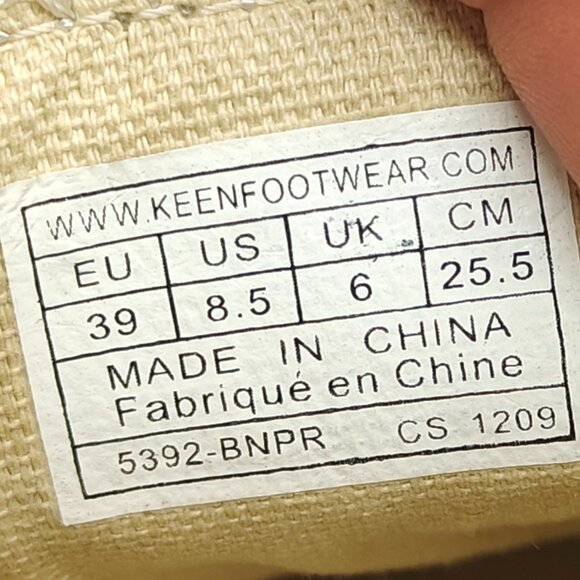 KEEN Coronado Vulcanized Vegan Womens Sz 8.5 Low Top Gray Lace Up Sneakers Shoes - Picture 11 of 11